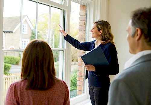 estate-agent-with-folder-in-front-of-window-shows- estate-agent-with-folder-in-front-of-window-shows-